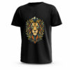 تيشيرت Geometric Afrin Lion جاهز للطباعة