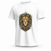 تيشيرت Geometric Afrin Lion جاهز للطباعة