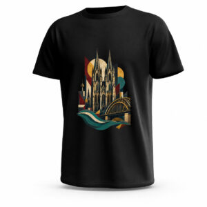 تيشيرت Cologne Cathedral جاهز للطباعة