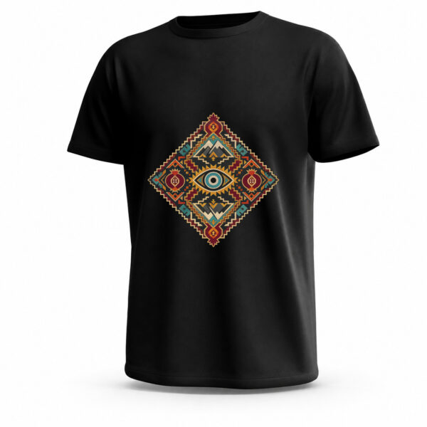 amanos-kurdish-kilim-eye-black تيشيرت Kilim Eye جاهز للطباعة
