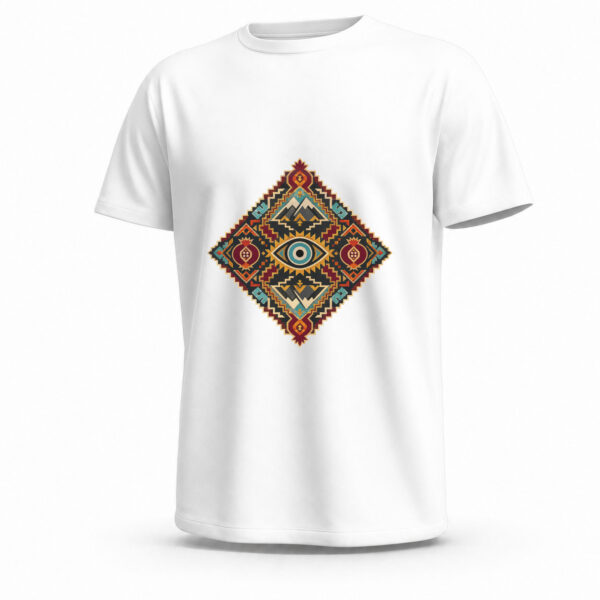 amanos-kurdish-kilim-eye-white تيشيرت Kilim Eye جاهز للطباعة