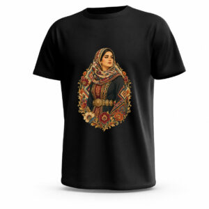 amanos-kurdish-kurdish-woman-black تيشيرت Kurdish Woman جاهز للطباعة