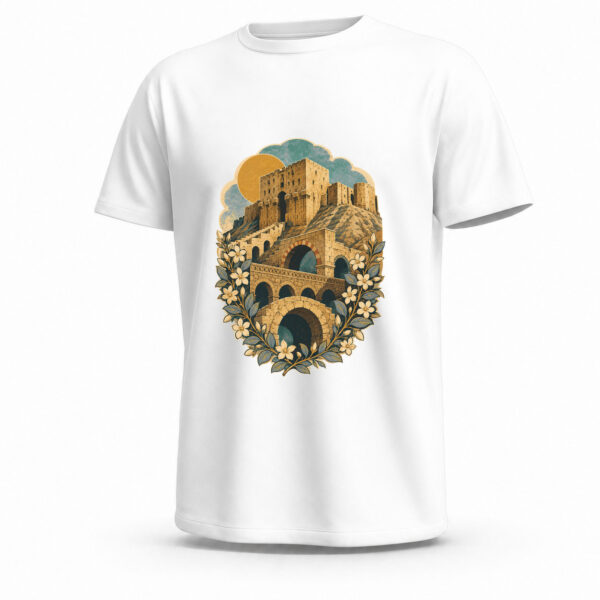 تيشيرت Aleppo Citadel جاهز للطباعة