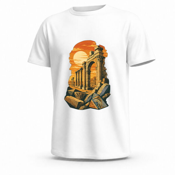 تيشيرت Palmyra Columns جاهز للطباعة