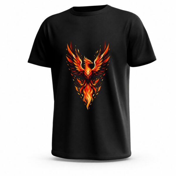 تيشيرت Geometric Phoenix جاهز للطباعة