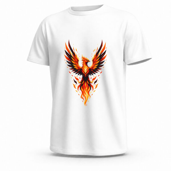 تيشيرت Geometric Phoenix جاهز للطباعة