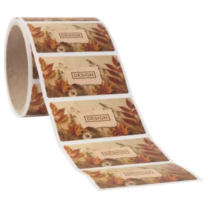 ملصقات Bagasse على رول – مستطيل