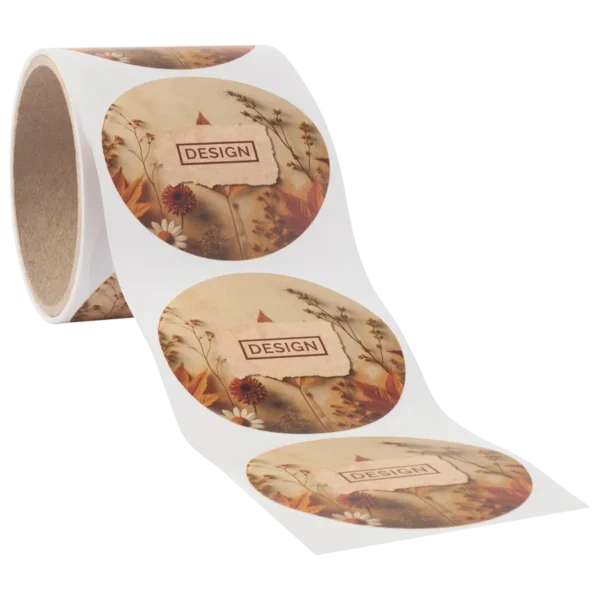 ملصقات Bagasse على رول – دائري