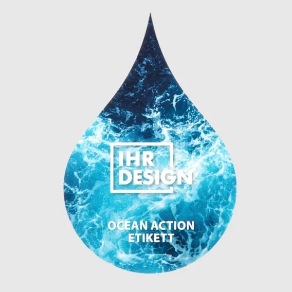 ملصقات Ocean Action على رول – شكل حر