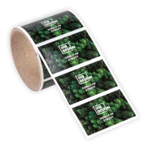 AMN-LBL-WMD-55622 ملصقات Forest PP على رول – مستطيل
