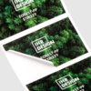 ملصقات Forest PP على رول – مستطيل