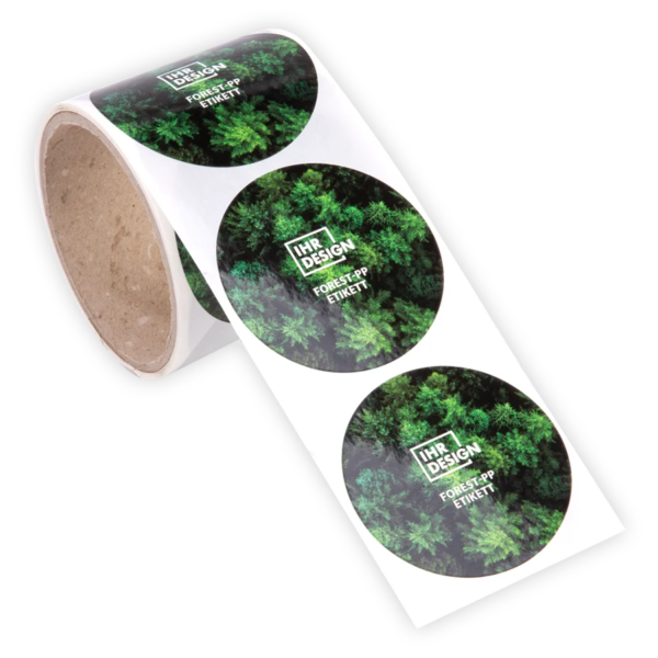 AMN-LBL-WMD-55624.webp ملصقات Forest PP على رول – دائري