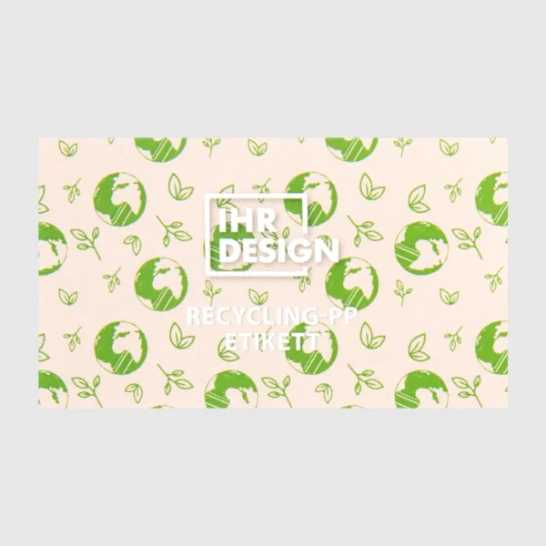 ملصقات Recycling PP على رول – مستطيل