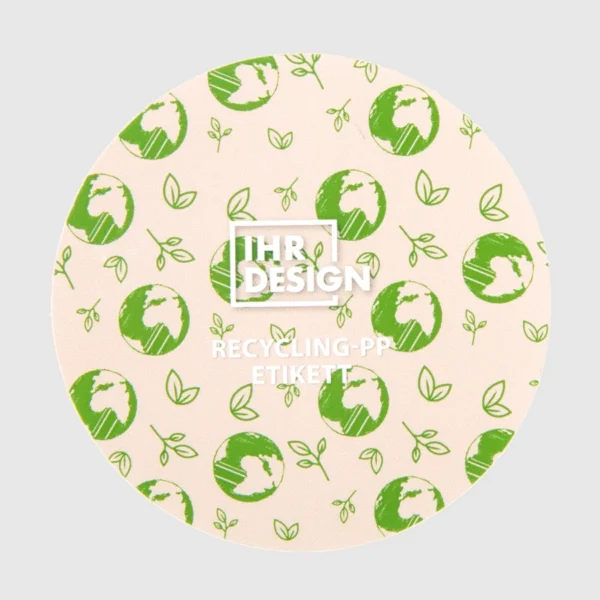ملصقات Recycling PP على رول – دائري