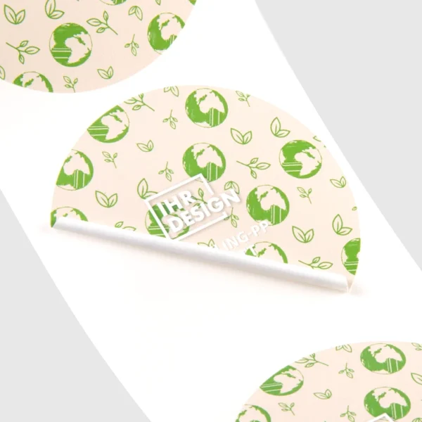 ملصقات Recycling PP على رول – دائري