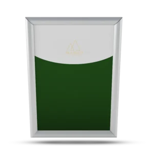 إطار ألومنيوم Snapframe A4 رأسي (210 × 297 مم) – شامل الطباعة