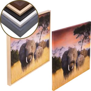 لوحة كانفاس Fine Art – 70 × 70 سم – إطار خشبي 2 سم