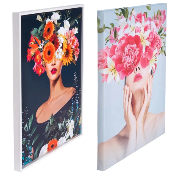 لوحة كانفاس عالية الجودة – 50 × 70 سم – إطار خشبي 2 سم