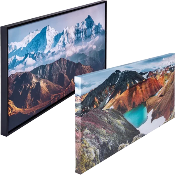 Hochwertiges Leinwandbild – 200 × 100 cm – 2 cm Holzrahmen