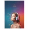 لوحة أكوستيك بإطار ألومنيوم – 60 × 84 سم
