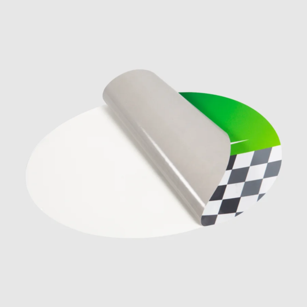 ملصقات سيارات للاستخدام قصير المدى بشكل بيضاوي