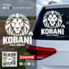 zag-stk-023-kobane-lion-car-sticker-01 zag-stk-023-kobane-lion-car-sticker-01