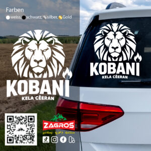 zag-stk-023-kobane-lion-car-sticker-01 zag-stk-023-kobane-lion-car-sticker-01