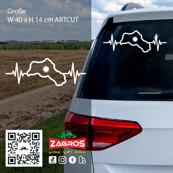 zag-stk-024-kurdistan-pulse-map-car-sticker-02 zag-stk-024-kurdistan-pulse-map-car-sticker-02