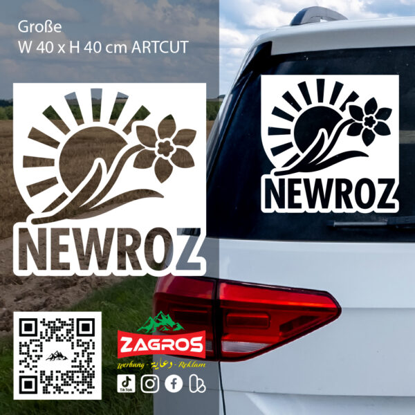 zag-stk-027-newroz-sun-flower-car-sticker-02 zag-stk-027-newroz-sun-flower-car-sticker-02