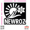 zag-stk-027-newroz-sun-flower-car-sticker-04 zag-stk-027-newroz-sun-flower-car-sticker-04