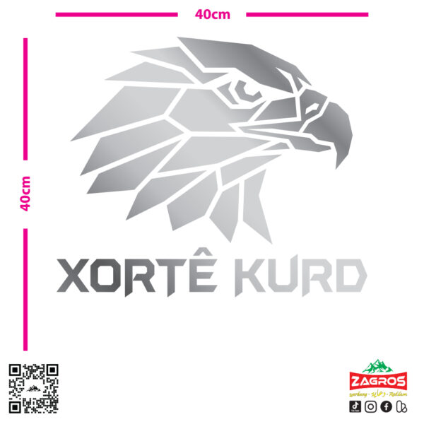 zag-stk-036-xorte-kurd-eagle-car-sticker-05 zag-stk-036-xorte-kurd-eagle-car-sticker-05