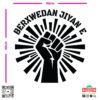 zag-stk-002-berxwedan-jiyane-fist-car-sticker-04 zag-stk-002-berxwedan-jiyane-fist-car-sticker-04