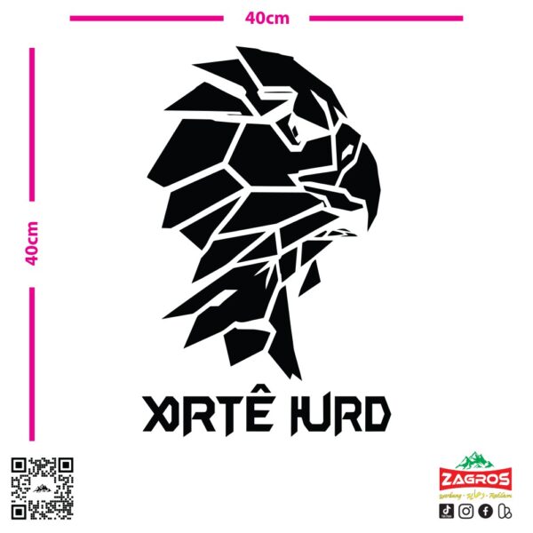 zag-stk-019-xorte-kurd-lion-car-sticker-04 zag-stk-019-xorte-kurd-lion-car-sticker-04