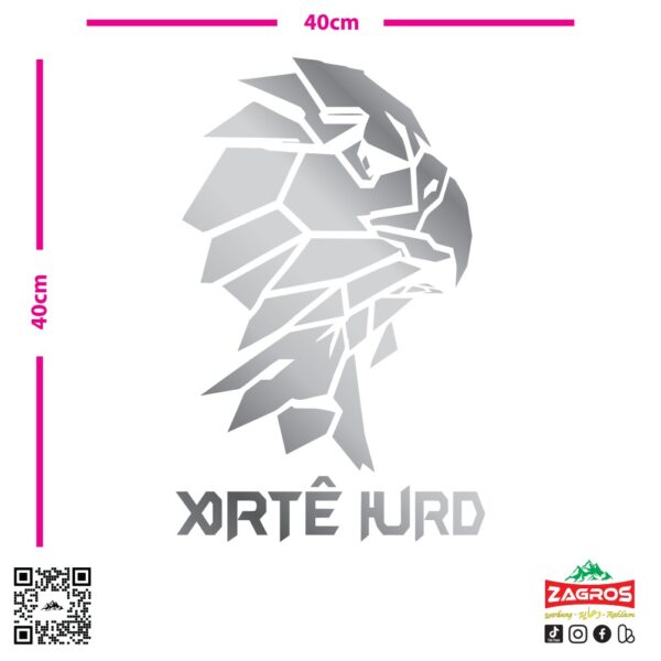zag-stk-019-xorte-kurd-lion-car-sticker-05 zag-stk-019-xorte-kurd-lion-car-sticker-05