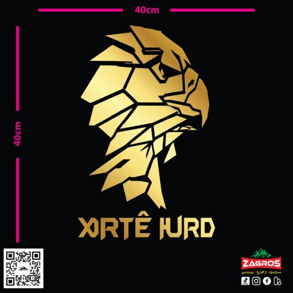 zag-stk-019-xorte-kurd-lion-car-sticker-06 zag-stk-019-xorte-kurd-lion-car-sticker-06